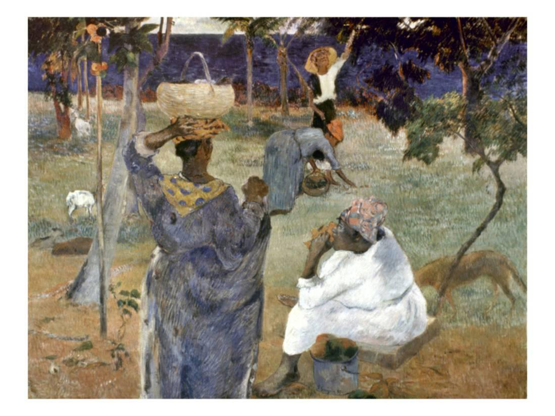 Les manguiers - Paul Gauguin 1887
