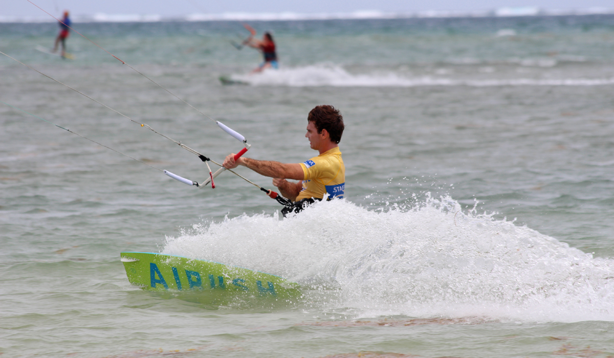 Compétition de kite-surf