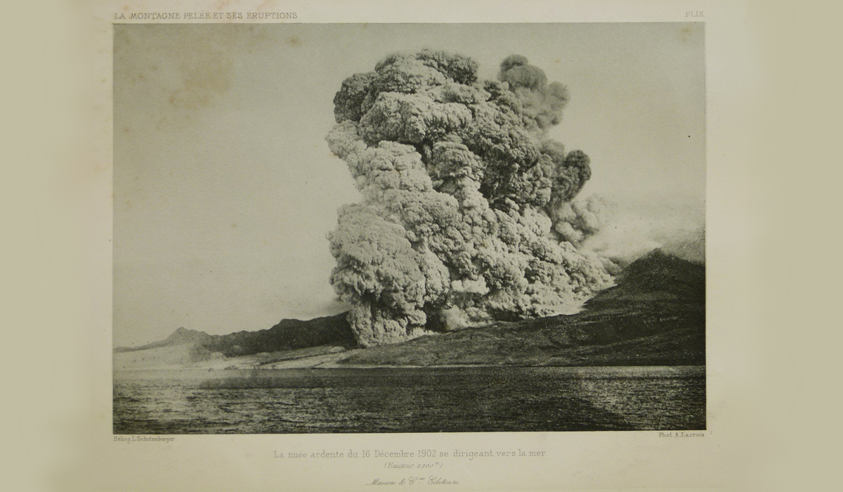 Éruption de la Montagne Pelée en Mai 1902
