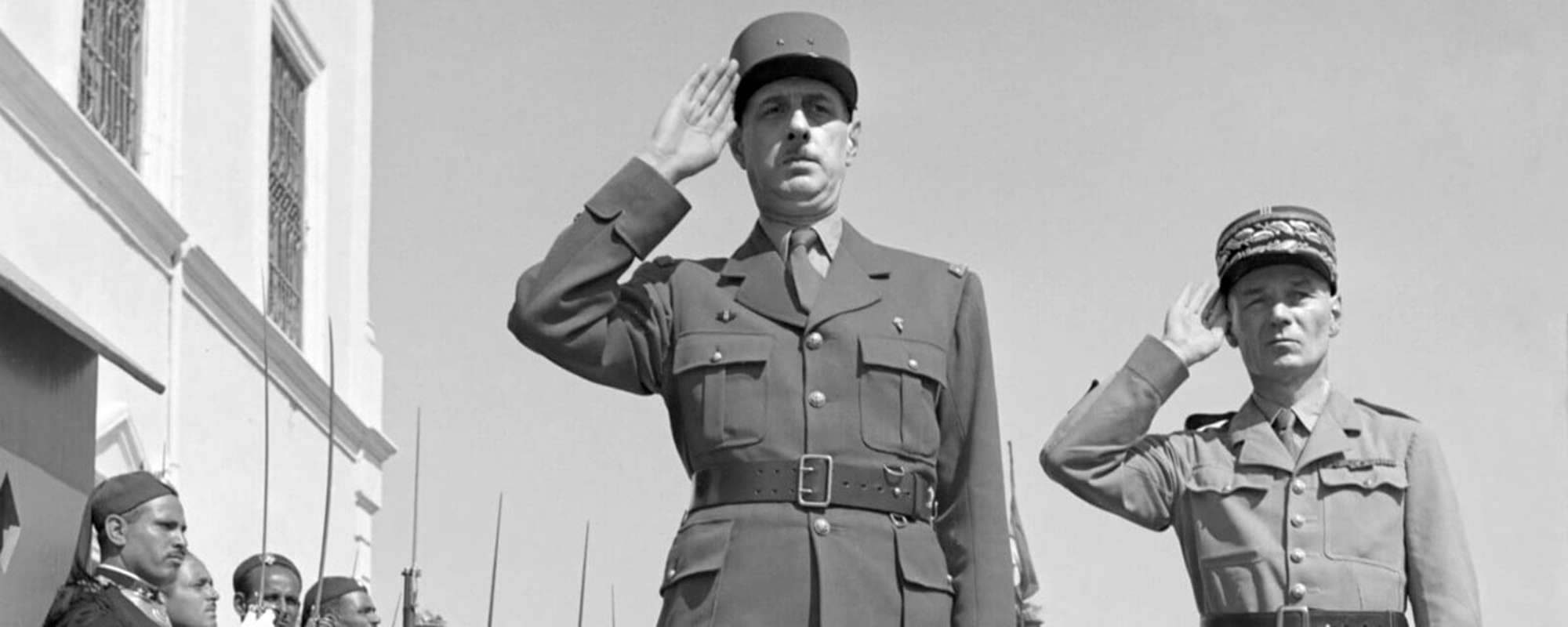 Charles de Gaulle en visite à la Martinique