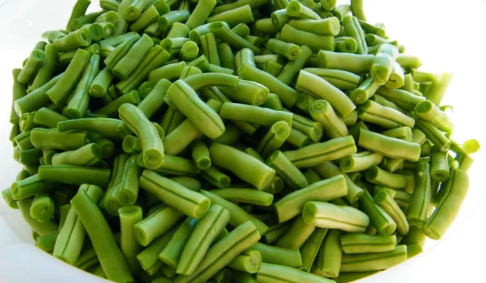 Haricots verts coupés