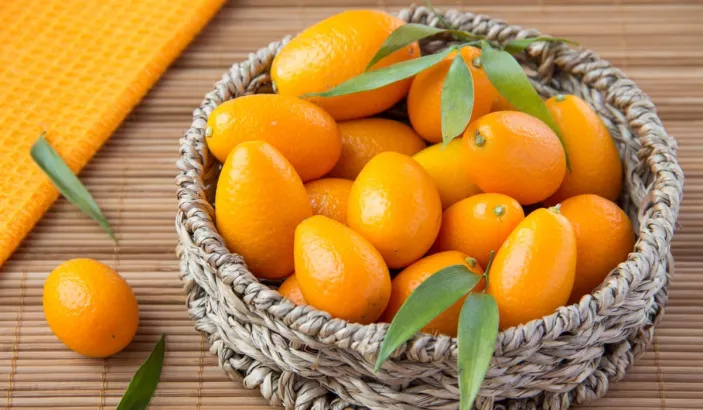 Kumquats in a basket