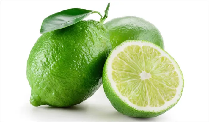 Lime cut in half