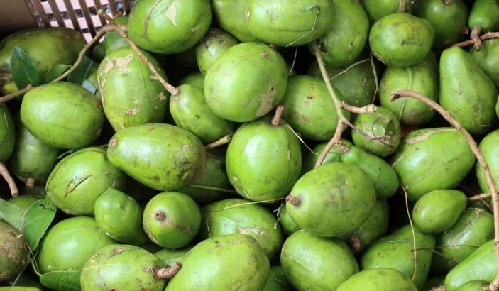Ambarellas for sale at Fort-de-France market