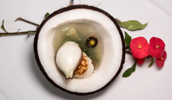 Dessert au restaurant de l'hôtel