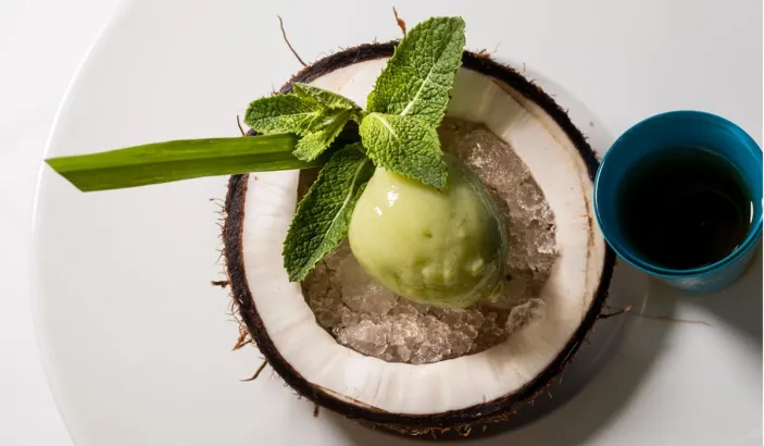 Dessert au restaurant de l'hôtel