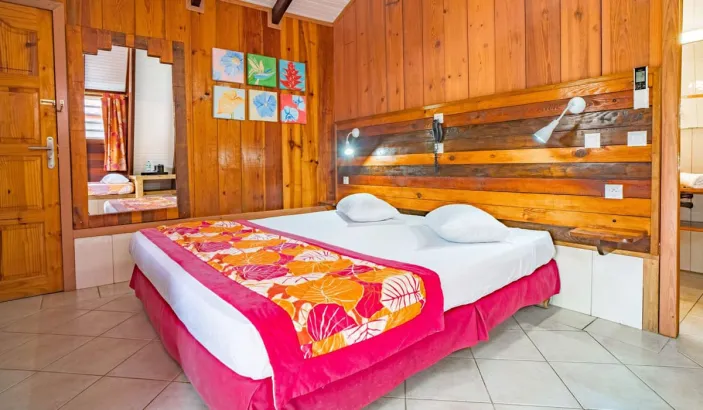 Chambre à l'Hôtel Bambou