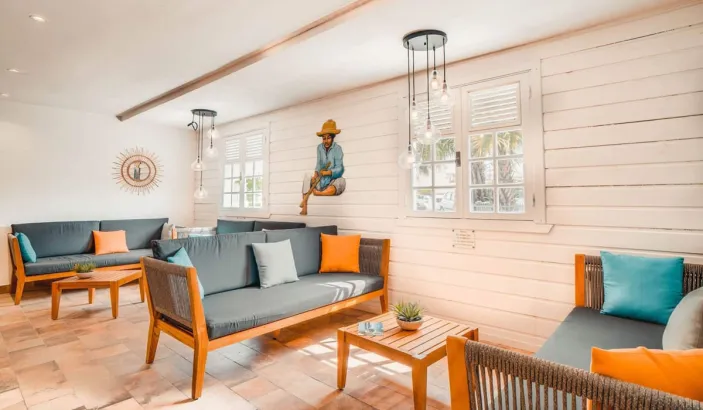 Salon de l'Hôtel Bambou