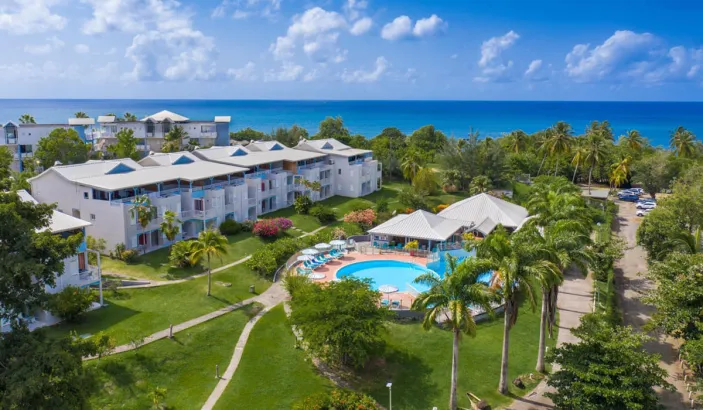 Vue aérienne des hotels Karibéa