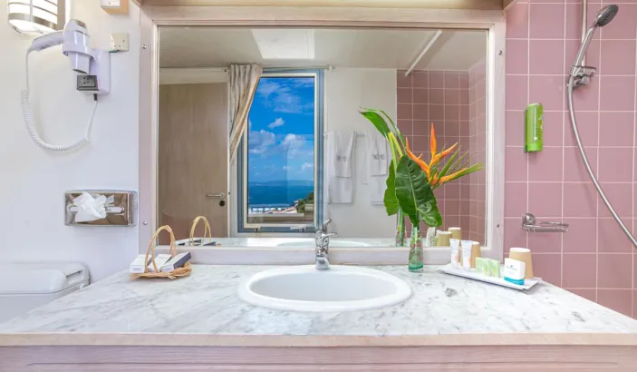 Salle de bains du Squash Hotel