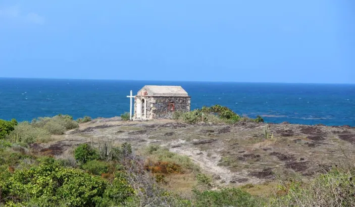 Chapel on the heights of Le Marin