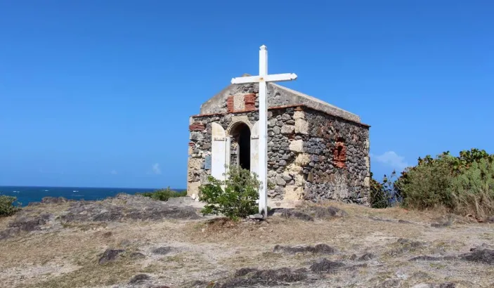 Chapel on the heights of Le Marin