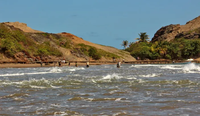 Vue rapprochée de l'îlet Sainte-Marie