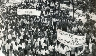 Février 74 : manifestation des ouvriers agricoles