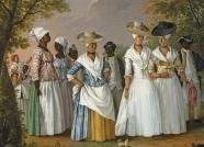 Peinture représentant des femmes libres de couleur