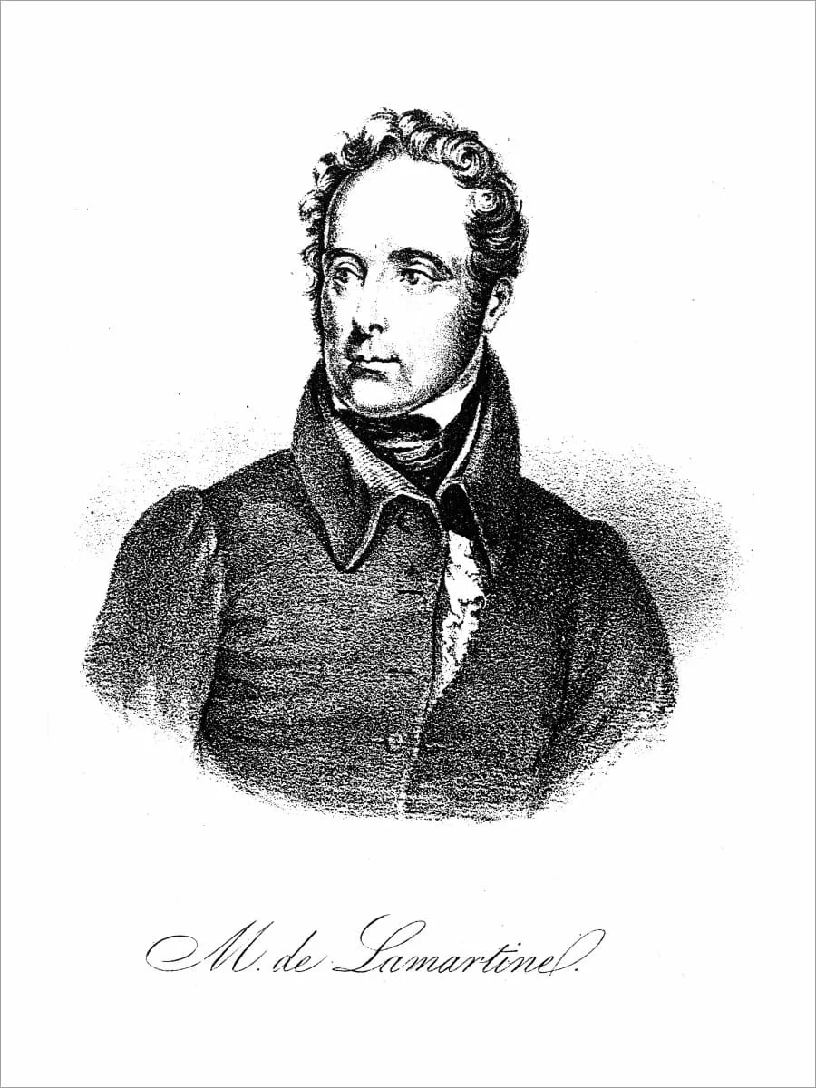 Portrait of Alphone de Lamartine