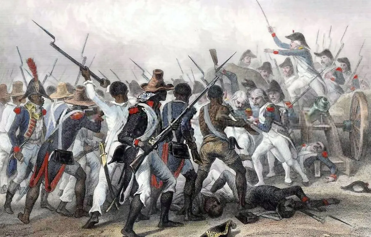 Haitian army during the Battle of Vertières