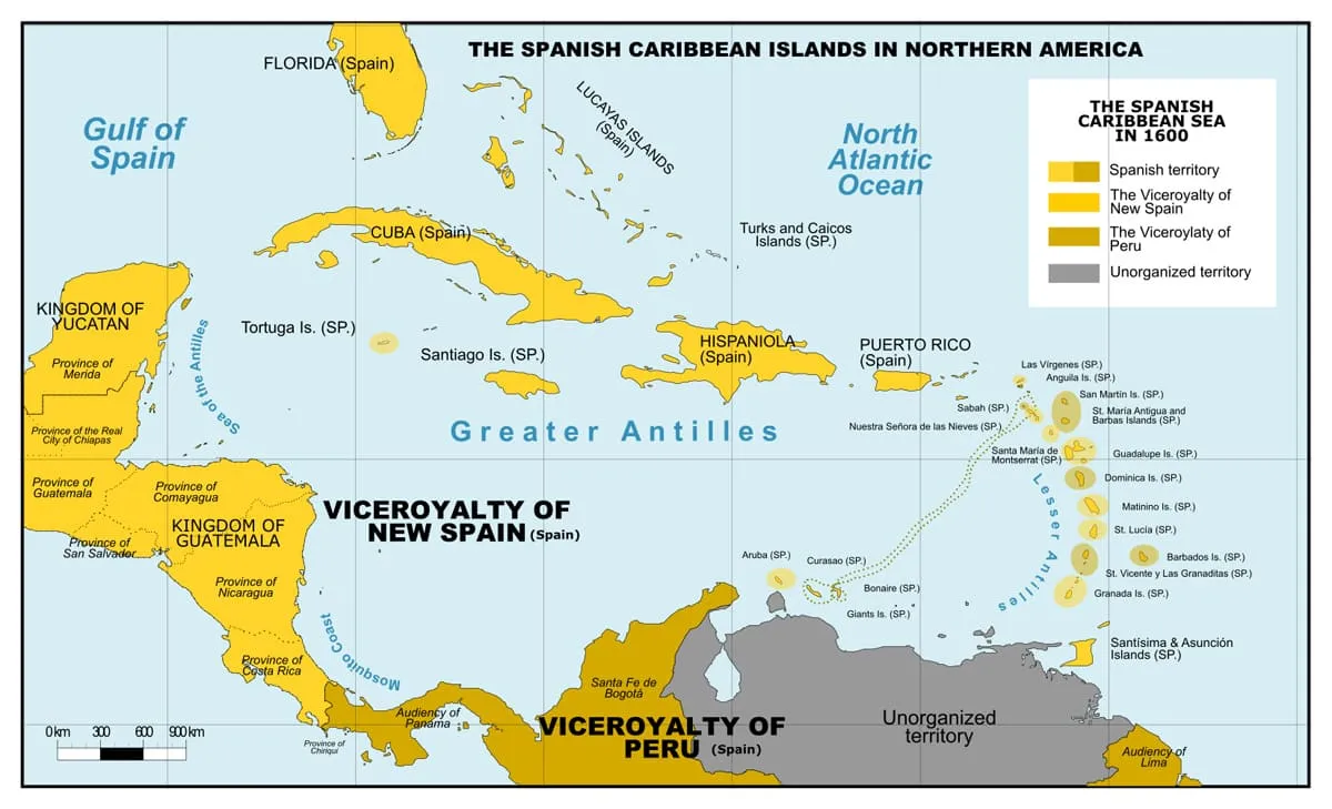Vice-Royalty of Spain in 1600