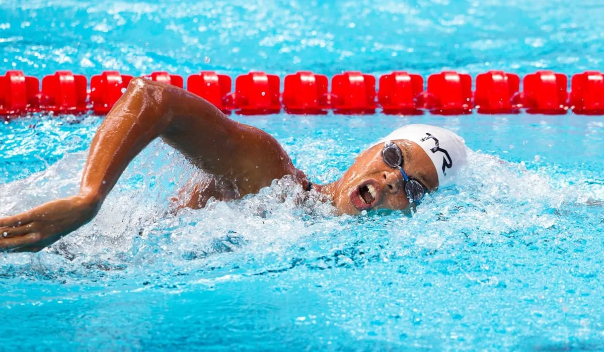 Coralie Balmy, swimmer from Martinique Coralie Balmy, swimmer from Martinique