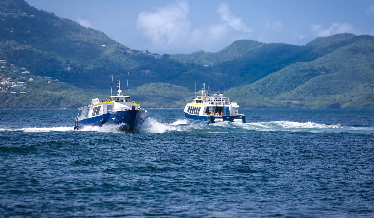 Ferry service between Fort-de-France and Les Trois-Îlets Ferry service between Fort-de-France and Les Trois-Îlets