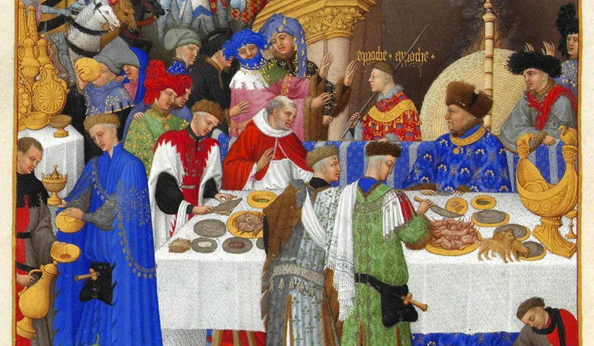 Banquet of the “Très Riches Heures du duc de Berry” Banquet of the “Très Riches Heures du duc de Berry”