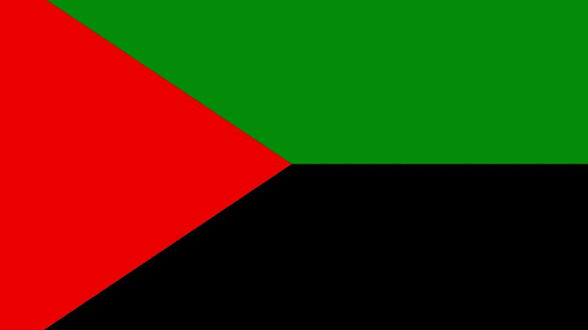 Drapeau Rouge, Vert, Noir